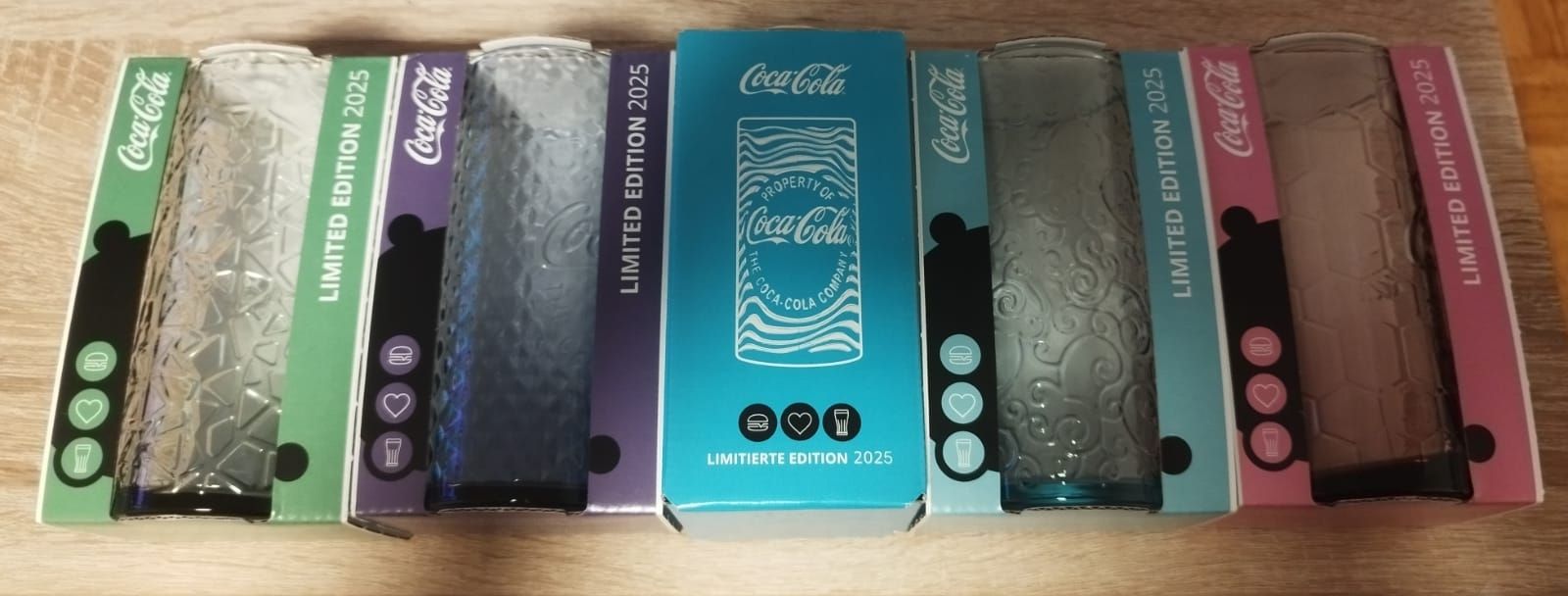 Bicchieri: 5 Mcdonald's Glas 2025 Limited Edition – Nuovo (secondo la descrizione) da Winterthur venduto da deb_c6qh