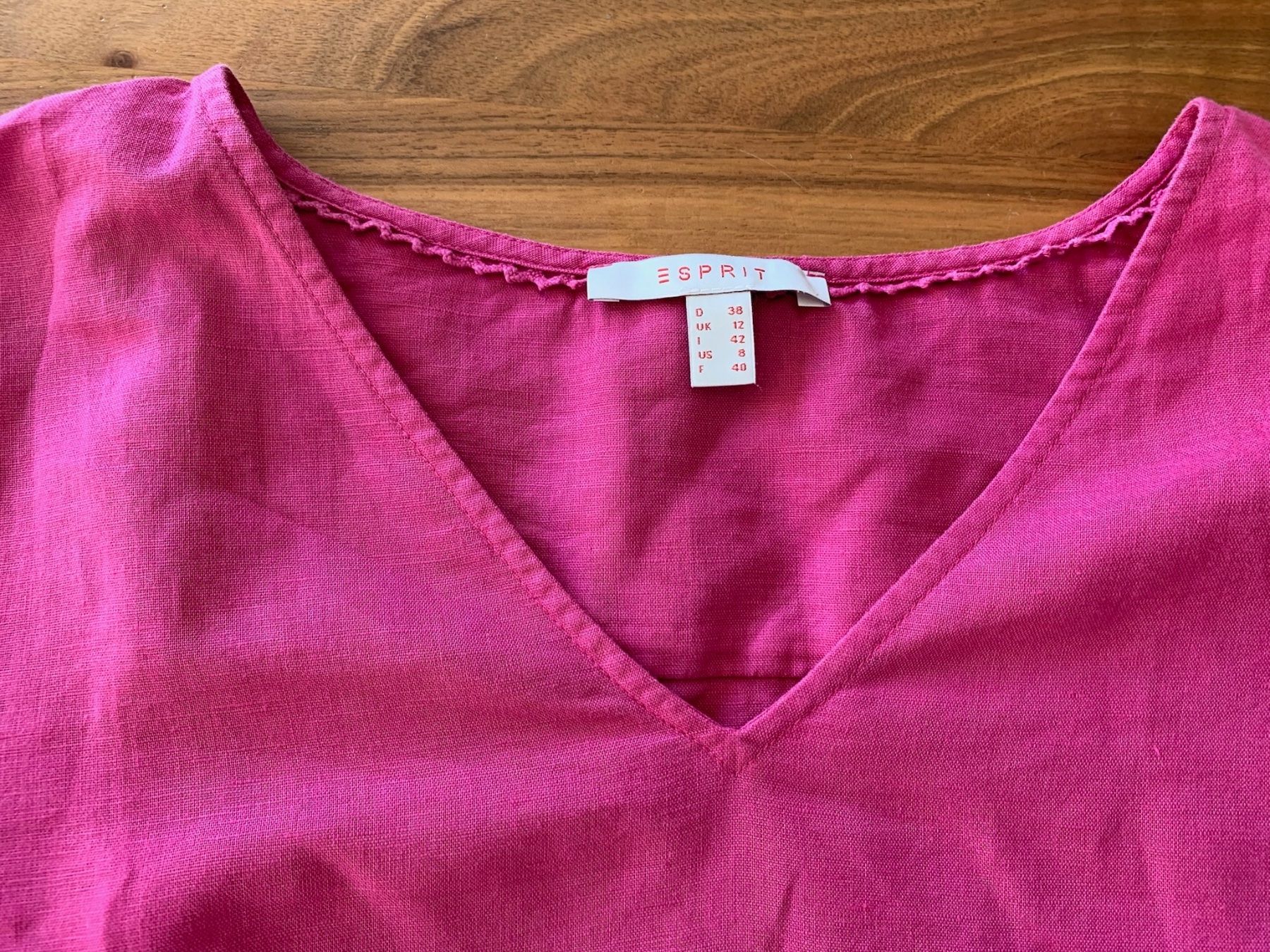 Esprit Tuniche: ESPRIT Leinenshirt Blusenshirt Gr. 38 pink – Usato da Meiringen venduto da magnooliaa 2