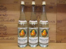 3 Fl. Häfelibrand Williams M. Hubel 40 Vol. 70cl. (Lot 38)