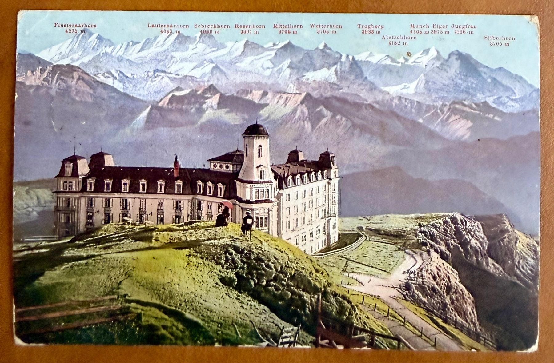 Cartes postales: Rigi - Kulm - Animation 1908 – D'occasion à Lutry par Ediego