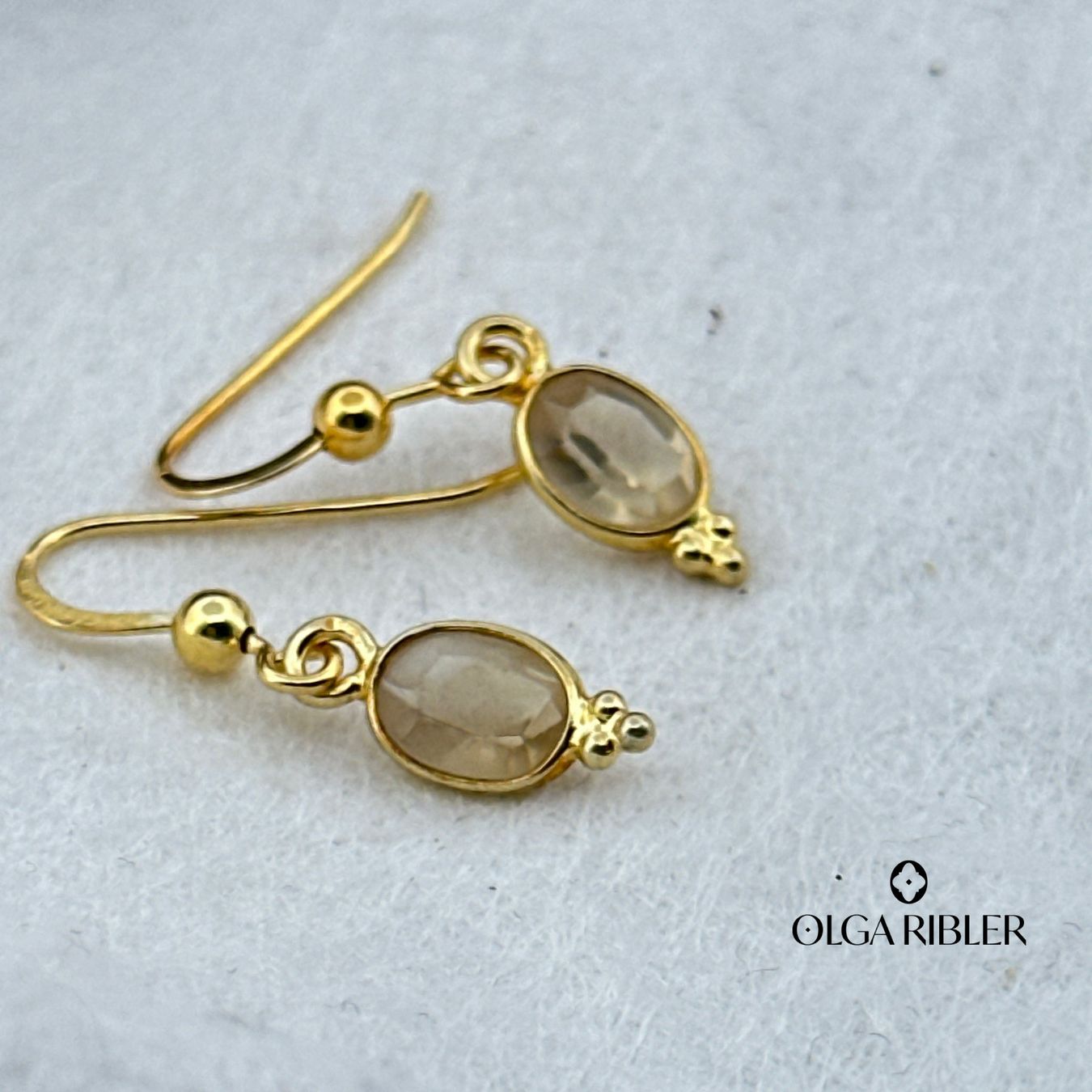 Olga Ribler Orecchini pendenti & Orecchini a lobo: Sterling Silber 925 Ohrringe mit Citrin – Nuovo (secondo la descrizione) da Luzern venduto da Schmuckoutlet 3