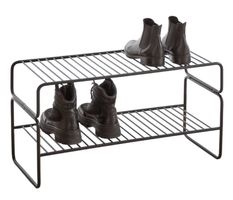 Cuero Design Schuhgestell SHOE RACK schwarz