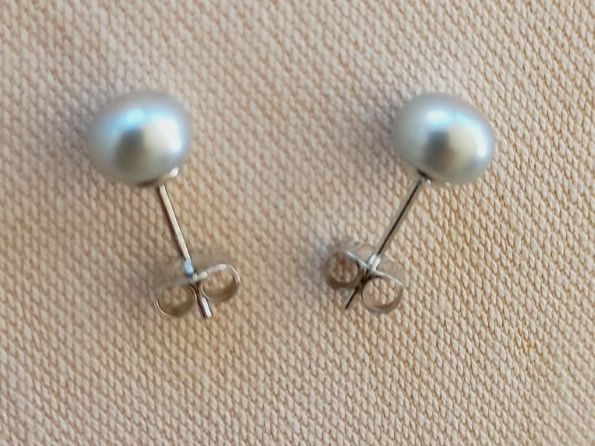 Ohrringe & -stecker: Perlen Ohr Stecker Silber rhodiniert 925 – Neu und originalverpackt aus Winistorf von acreativ2