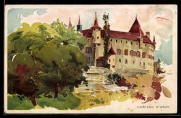 AK Oron- le- Chatel, Chateau