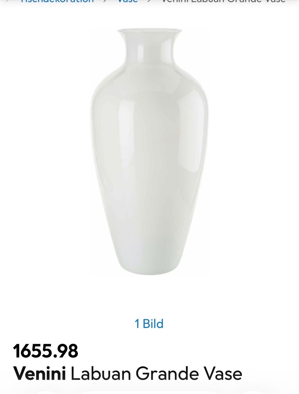 Vasi & Recipienti: Venini Bodenvase, hoch (65 cm) – Usato da Basel venduto da ang_vcb8