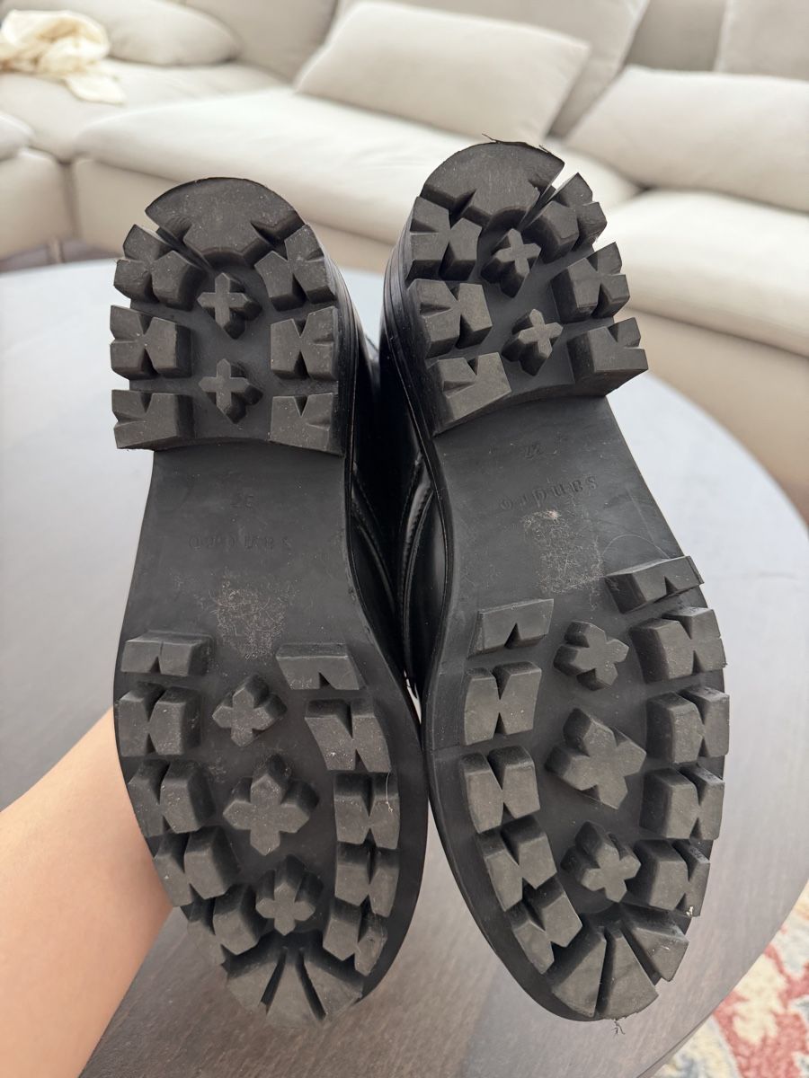 Scarpe da donna: Sandro Paris boots black leather perfect condition – Nuovo (secondo la descrizione) da Olten venduto da Solongoo 5