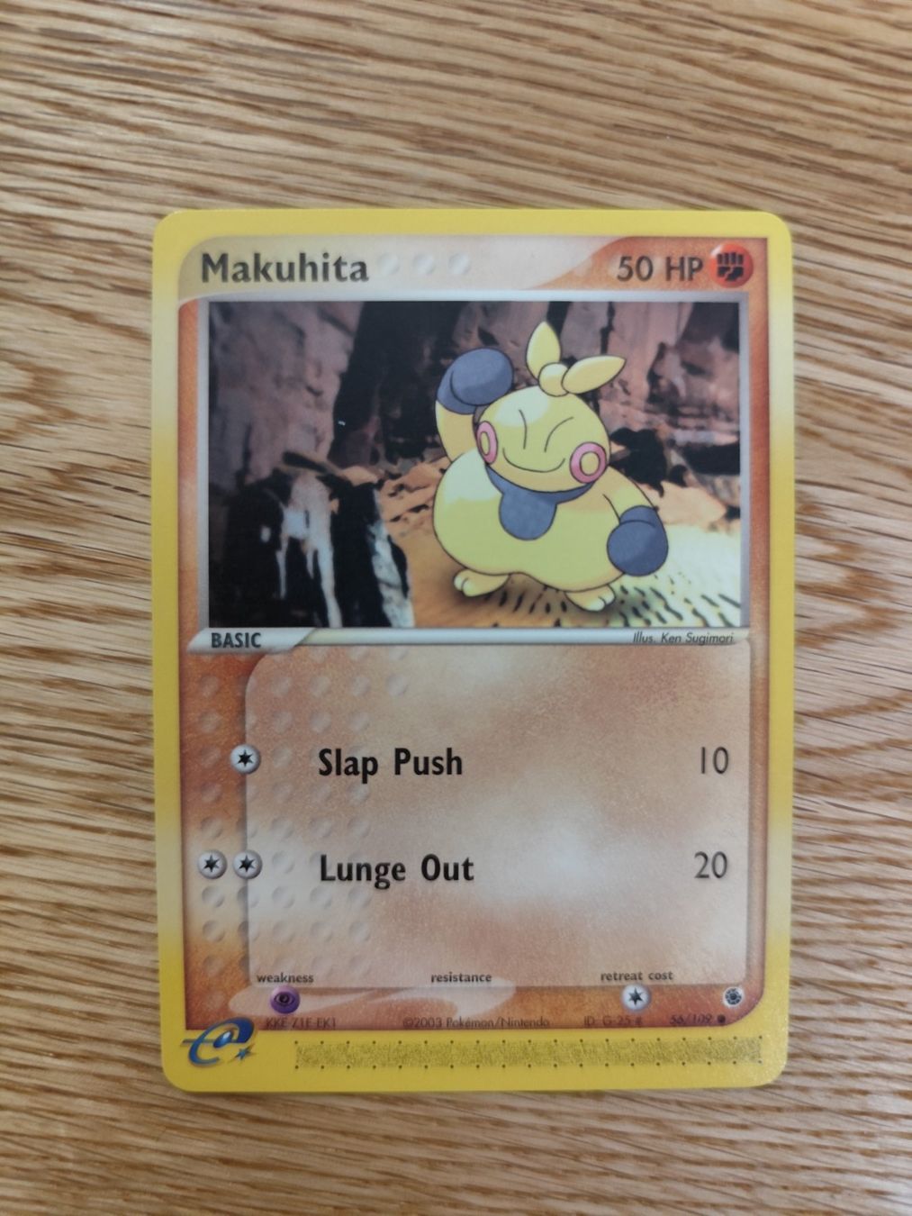 Pokémon Carte collezionabili: Pokemon Makuhita Ruby & Saphire vintage E- Reader – Usato da Winterthur venduto da SMOKY062