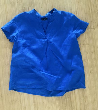 TOP En lin Caroll Bleu roi Taille M