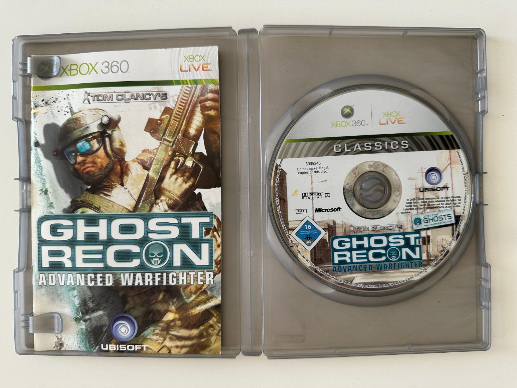 Microsoft Giochi: Tom Clancy's Ghost Recon Advanced Warfighter, Xbox 360 – Usato da Couvet venduto da Aura_aura 1