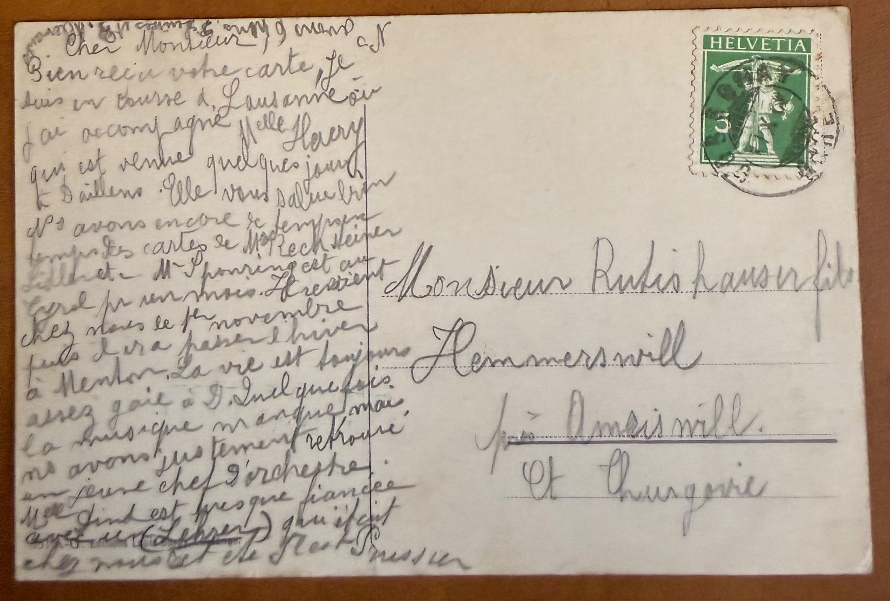 Cartoline postali: Lausanne - Quartier du Château 1902 – Usato da Lutry venduto da Ediego 1