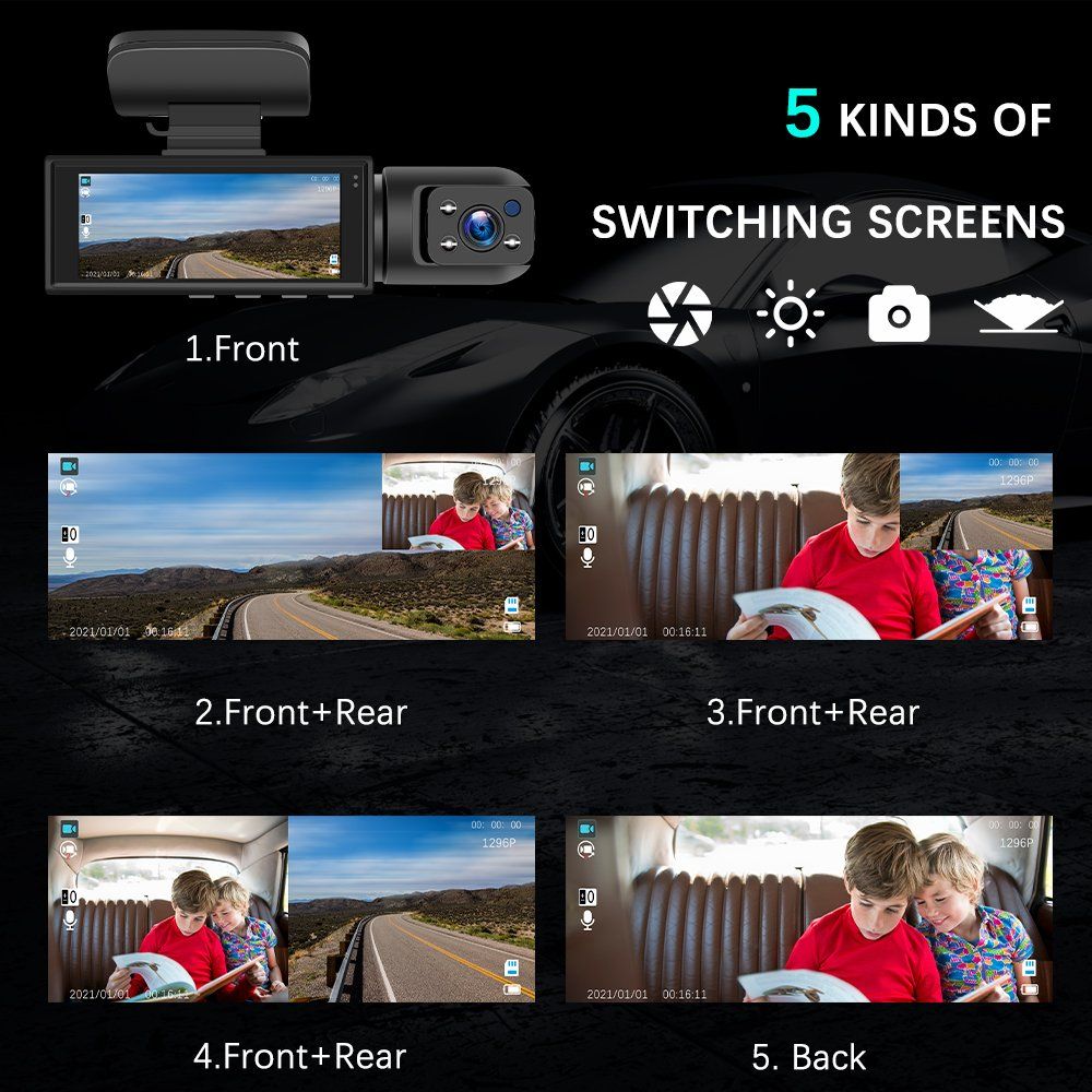 Action Cam: Weitwinkel-Auto-DVR-Recorder High-Definition-Nachtsicht – Nuovo e nell'imballaggio originale da Genève venduto da Top-Trend 1