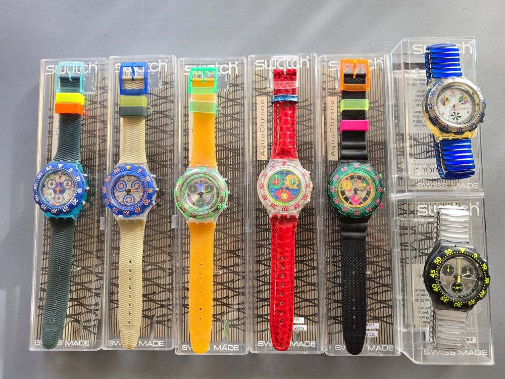 SWATCH AQUA CHRONO collection de 1994 (Gebraucht) in Collombey für CHF ...