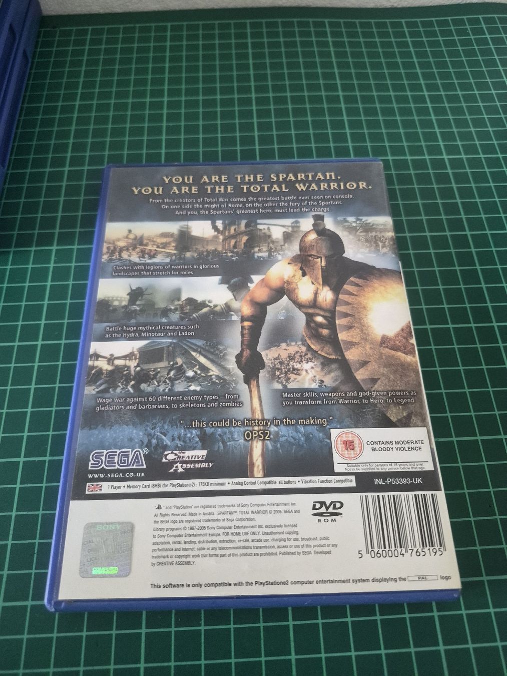 Sony Giochi: Spartan Total Warrior PS2 Game - Great Condition  – Usato da Meyrin venduto da Retro-GZ 1