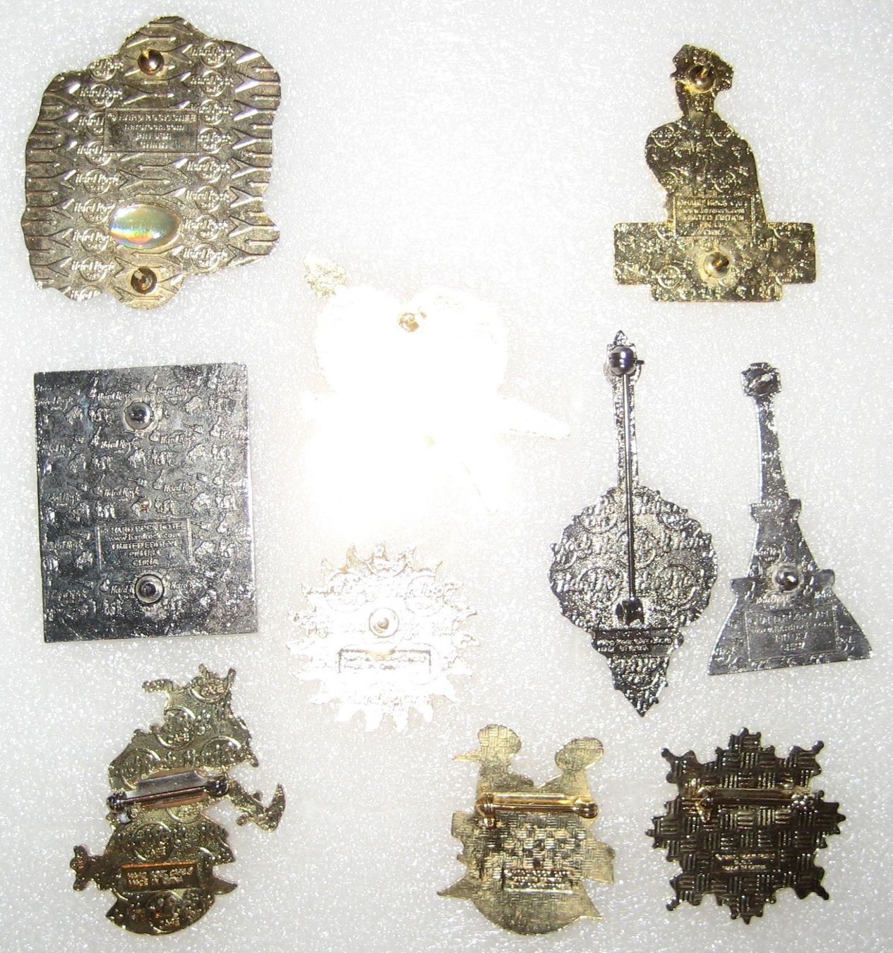 Hard Rock Cafe Placchette & Badge: 10 Hard Rock Cafe Pins Set #4 von 8 – Usato da Emmenbrücke venduto da tms1122 3