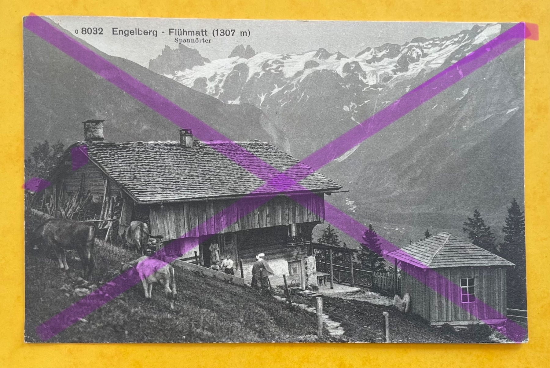 Cartoline postali: ENGELBERG - Flühmatt - 7.V.18 – Usato da Mauren TG venduto da montis09