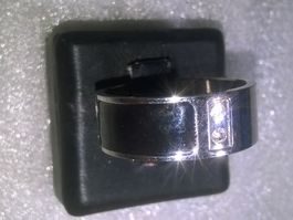ring edelsthal,,,mit krystall ,,matte und glanzig