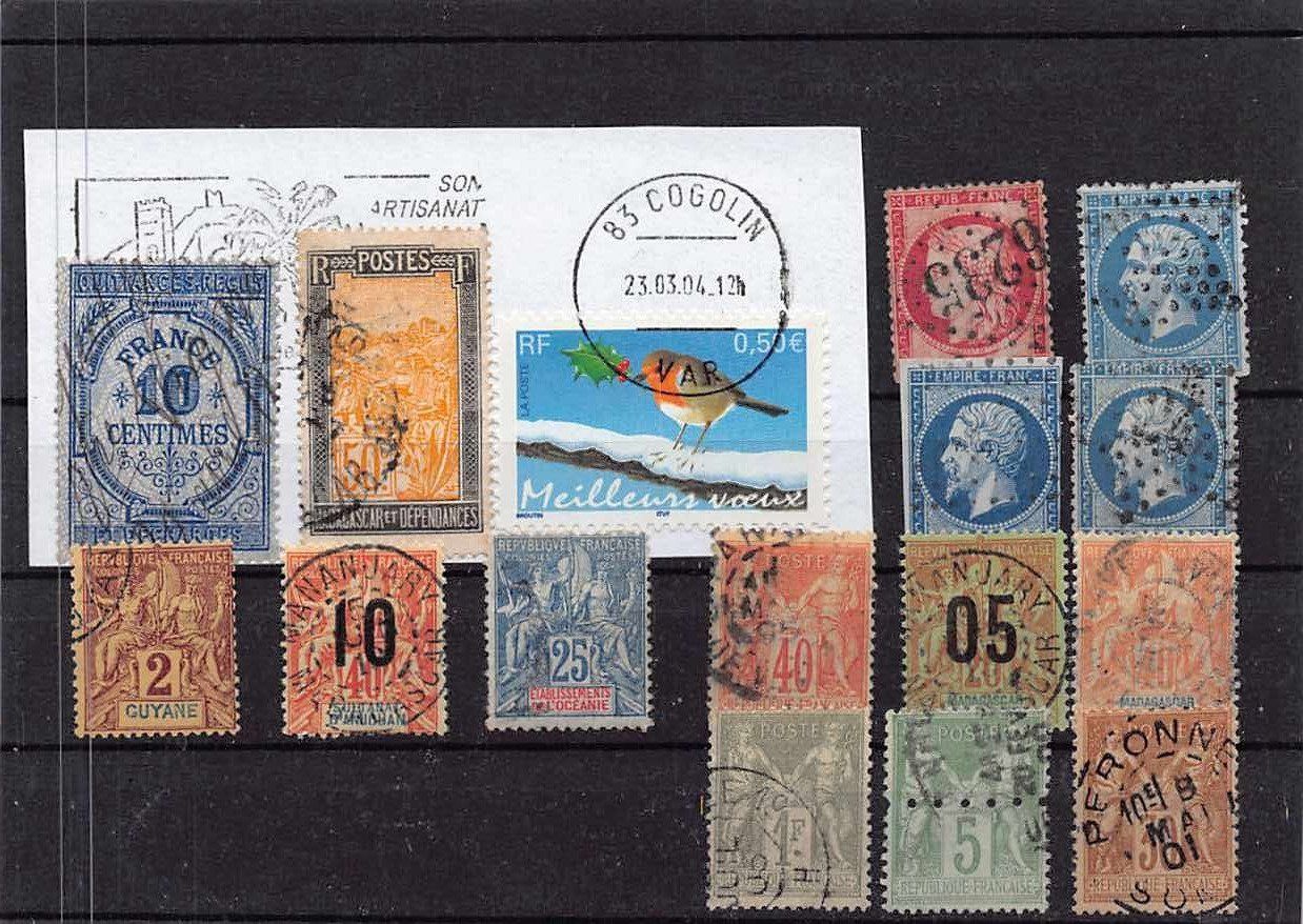 Tutti i francobolli: Steckkarte mit BRIEFMARKEN KLASSIK - MADAGASCAR etc. – Usato da Lufingen venduto da philatelieshop