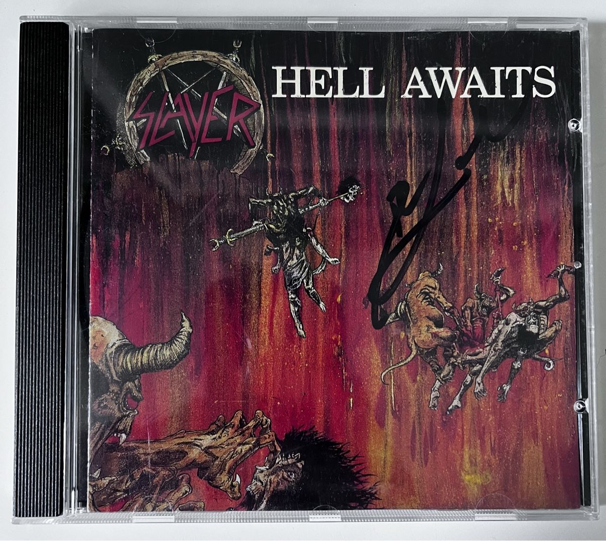 CD: Signierte Slayer Dave Lombardo signed Hell awaits – Usato da Zürich venduto da Tyler1983