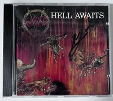 Signierte Slayer Dave Lombardo signed Hell awaits