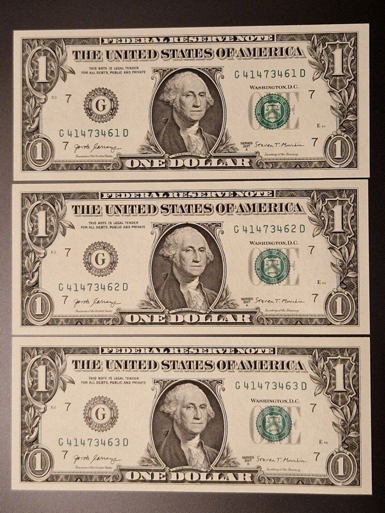 Banknoten: Banknoten USA 1 Dollar – Neu (gemäss Beschreibung) aus Domat/Ems von cgrho01