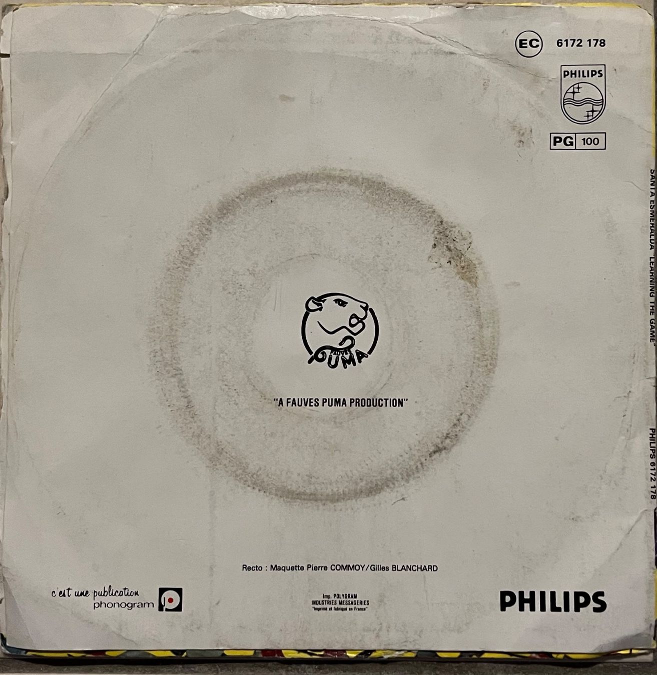 Dischi in vinile: SANTA ESMERALDA - LEARNING THE GAME – Usato da Bussigny venduto da vinyl-pas-cher 1