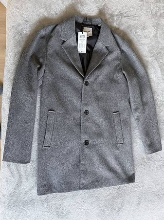 Jack & Jones Kurzmantel - grau - Gr. M - neu mit Etikett