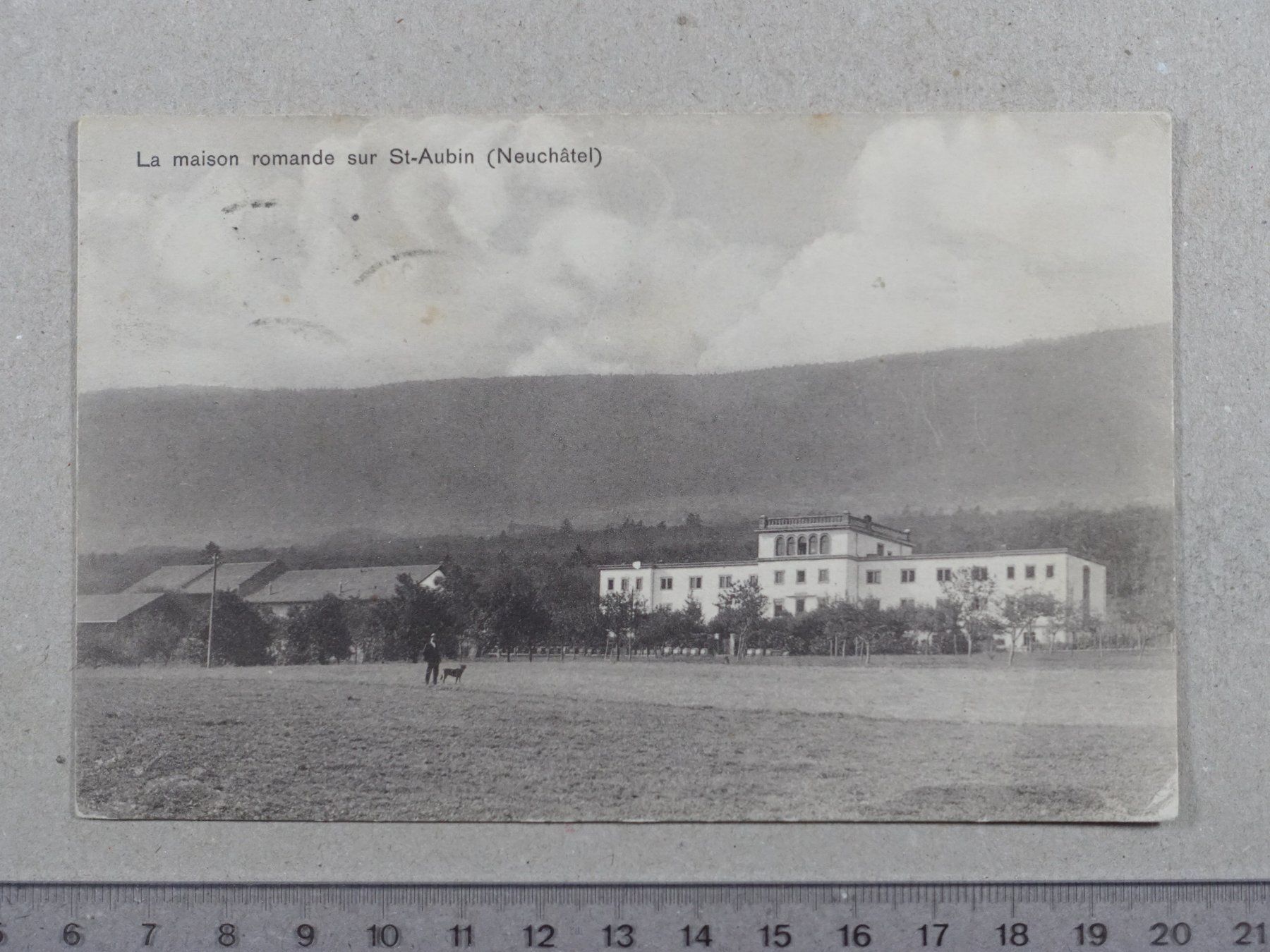 Ansichtskarten: St-Aubin, 1910 – Gebraucht aus Lenzburg von fh1