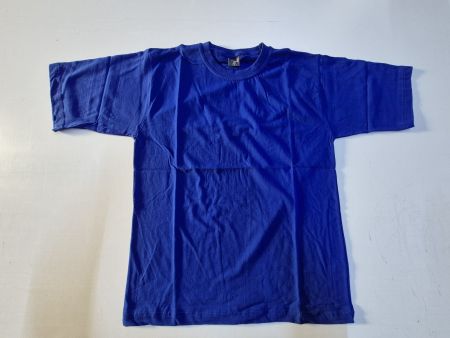 T-Shirts - Blau, Grösse L, 100% Baumwolle