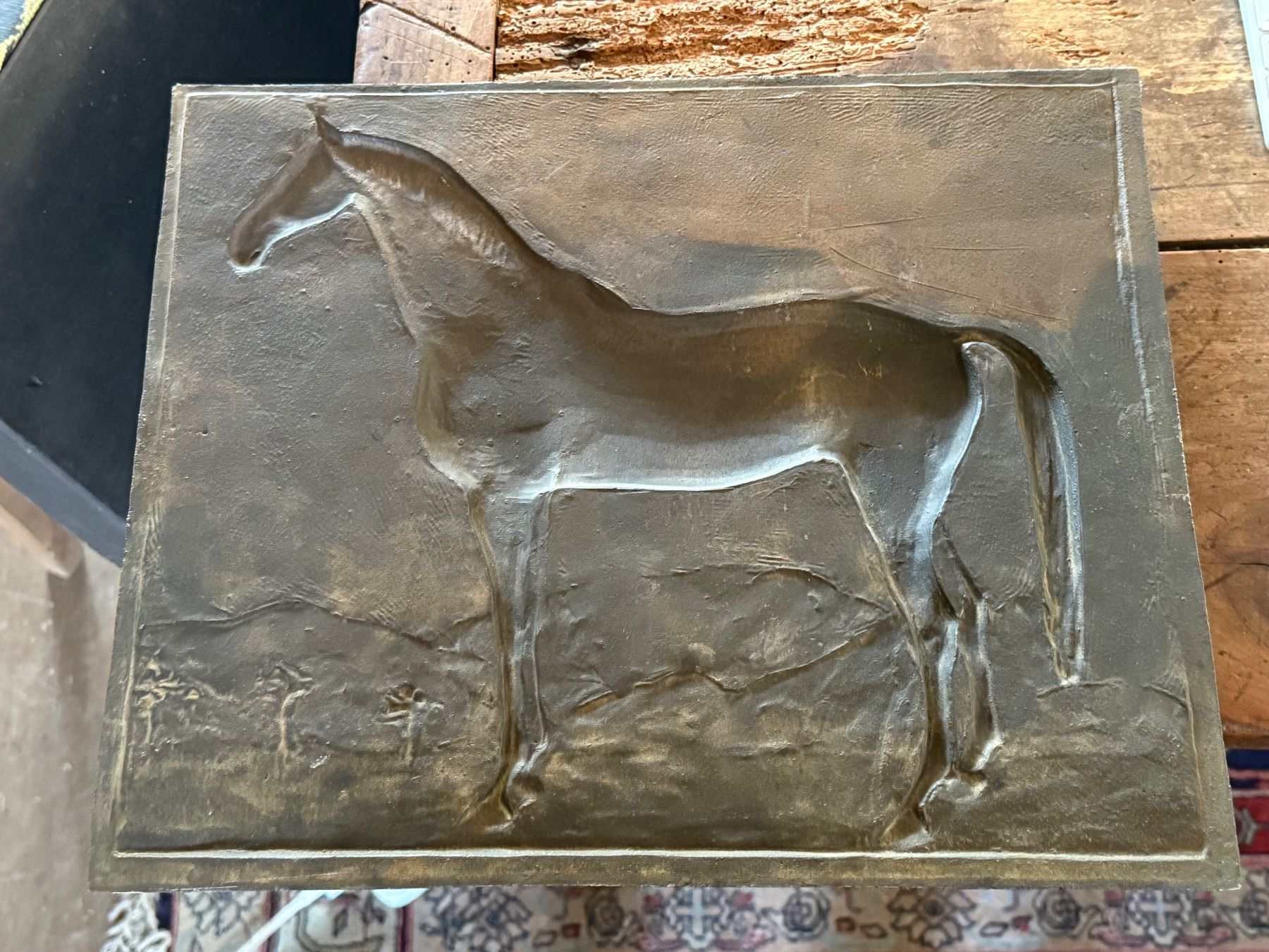 Sculture & Statue: (50) Hänny Bronce Relief Pferd, signiert – Usato da Bern venduto da Jwpm66 4