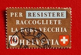 ALTSTOFFE RESISTERE 256 VOLLSTEMPEL EINSIEDELN SCHWYZ 1942