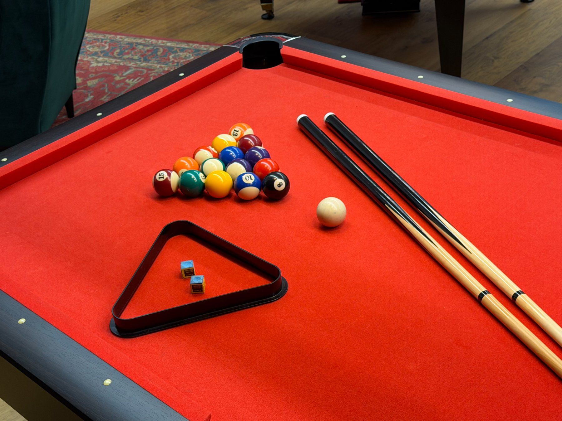 Billiardtische: 7 ft Billardtisch "Premium" – Braun / Rot – Gebraucht aus Olten von antonio.troia 1