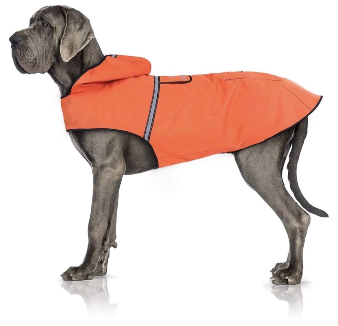 Bekleidung: Hundemantel Orange Reflektierend,Gr.L  – Gebraucht aus Thalheim AG von Kolibri1980