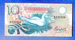 Seychelle 10 rupees UNC