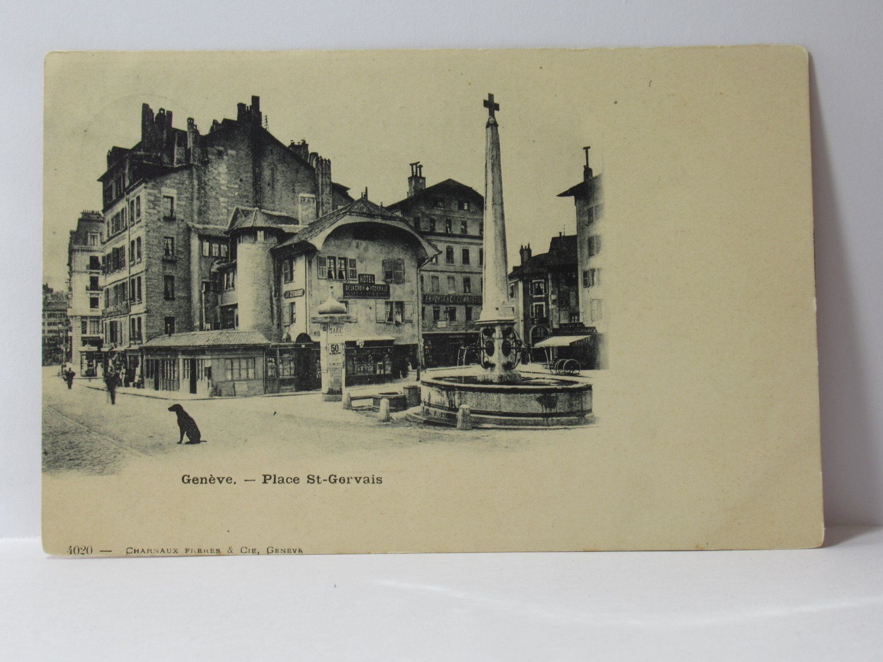 Ansichtskarten: Genève , Place St- Gervais , Hotel – Neu (gemäss Beschreibung) aus Grenchen von Bluemchen1900