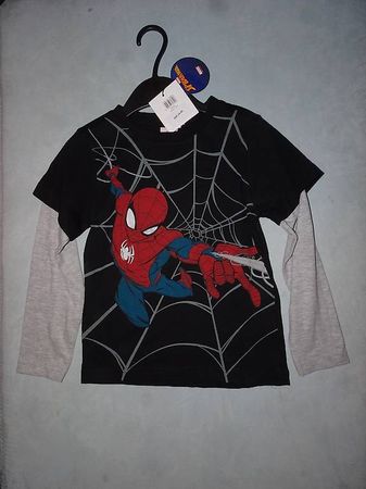 Langarmshirt Spiderman OVS Gr. 128 Marvel NEU!
