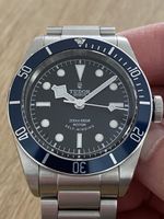 Tudor Heritage Black Bay, Smiley Face, Blau
