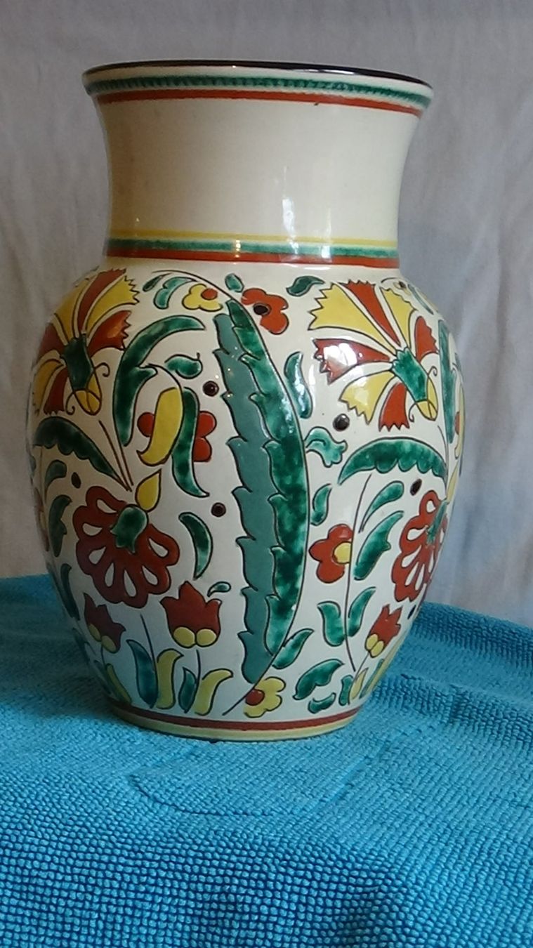 Vasi & Recipienti: Antike Vase J . Stucki Langnau Steingut – Usato da Wiedlisbach venduto da Bobesch10 1