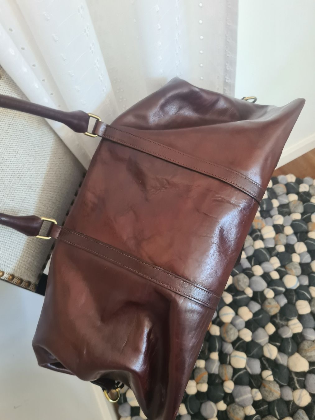 Navyboot Sacs femmes: Tasche braun Leder weekender navyboot – D'occasion à Adligenswil par FriedasWelt 4