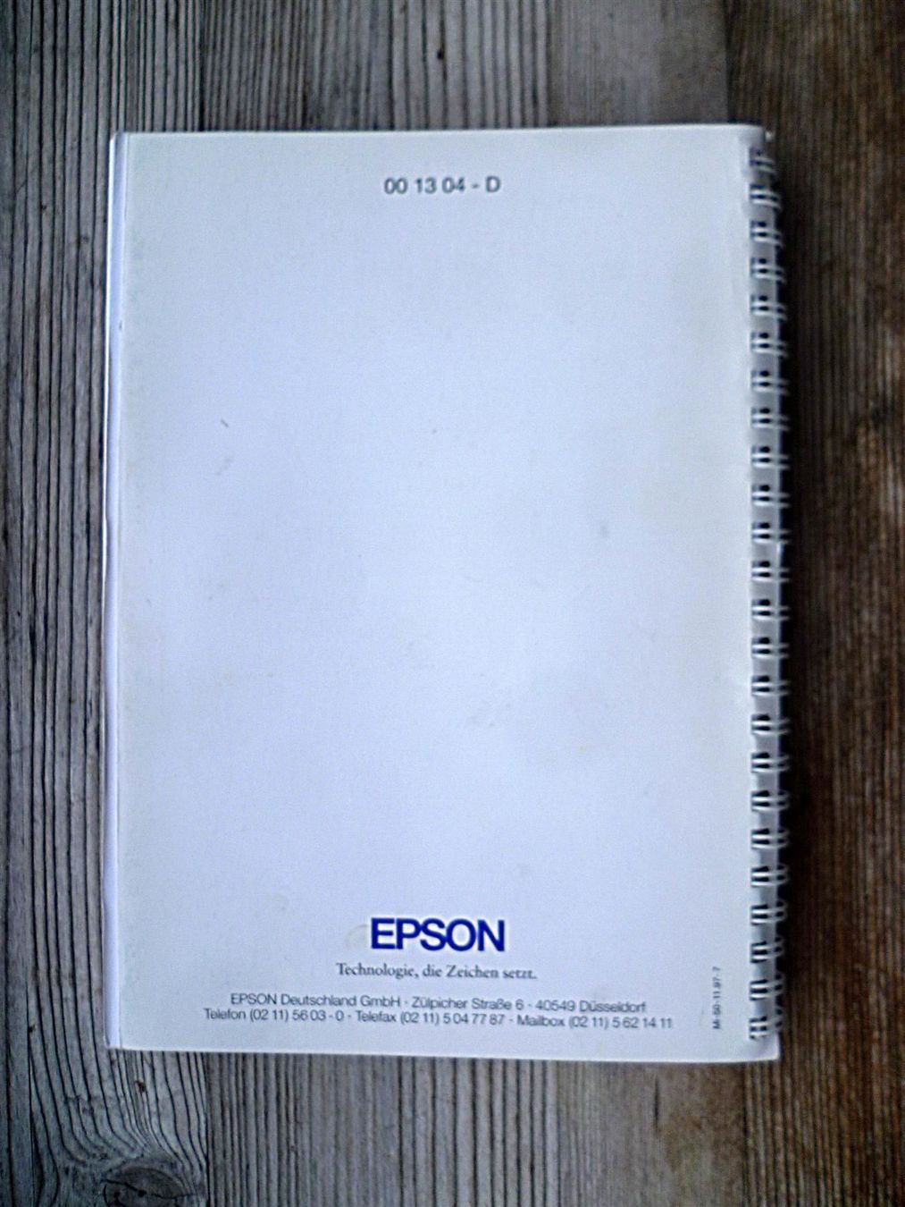 Libri: Benutzer Handbuch EPSON Stylus Color 600 – Usato da Aarau venduto da Rdodger 1