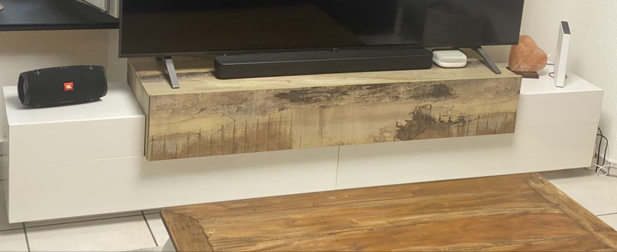 TV Möbel: TV Unterteil Weiss Holzoptik – Gebraucht aus Ittenthal von titu2