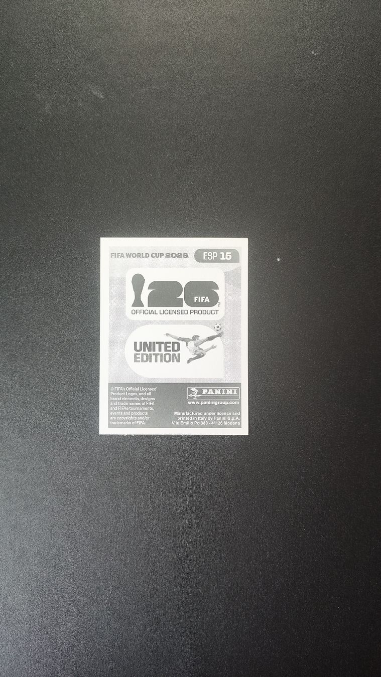 Panini Carte collezionabili: ESP 15 - Lamine Yamal - Panini WM26 – Nuovo (secondo la descrizione) da Breitenbach venduto da Lqris 1
