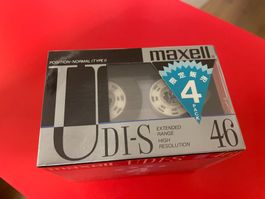 4 x MAXELL UDI-S 46 Audio Kassetten im Originalzustand!