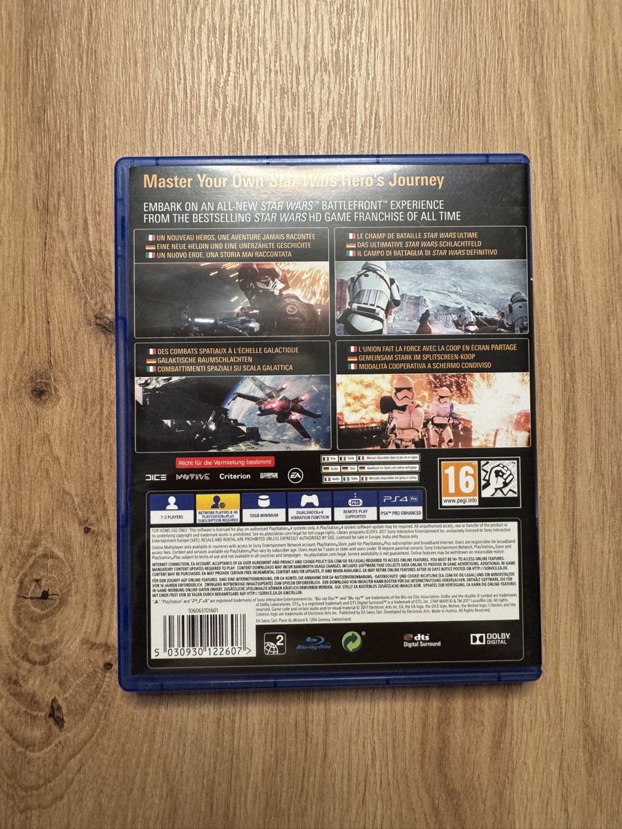 Sony Spiele: Star Wars Battlefront II PS4 Spiel, Game – Gebraucht aus Biberist von etesummer 1