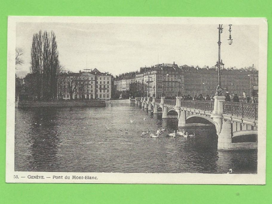 Cartoline postali: Genève - Pont du Mont-Blanc – Nuovo (secondo la descrizione) da Zürich venduto da t24_de