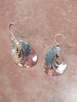 boucles d'oreilles en argent
