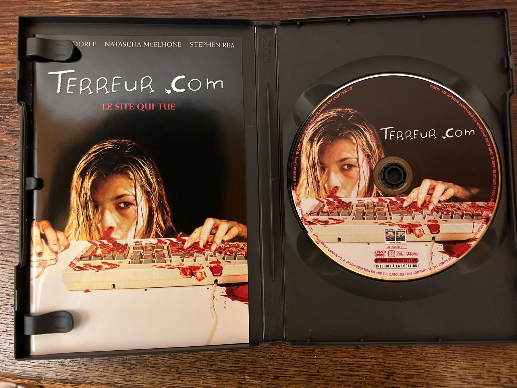 Alle DVDs: TERREUR.COM (LE SITE QUI TUE) – Gebraucht aus St-Cierges von Crisi53 2