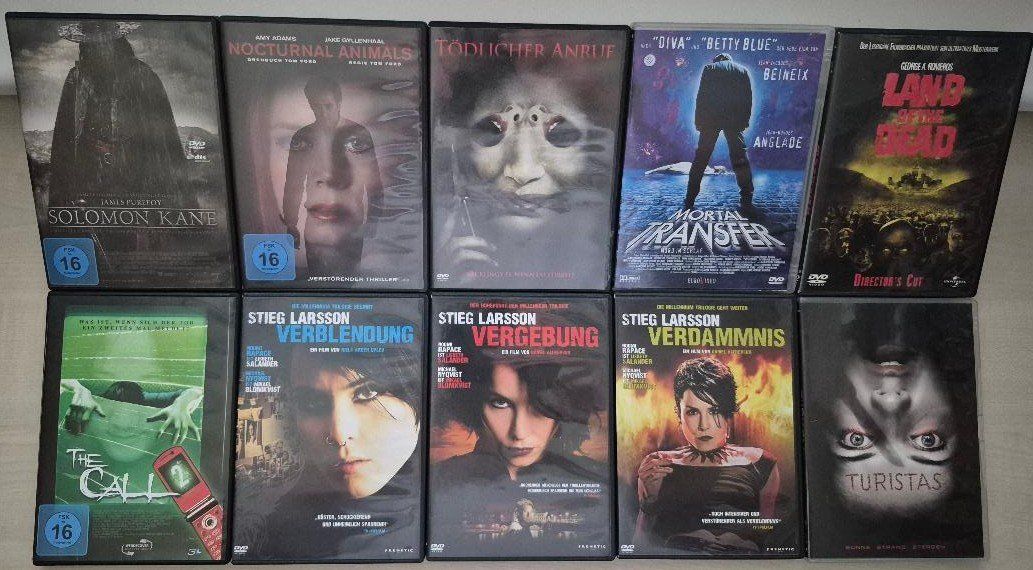 Tutti i DVDs: 50 x DVD Horror Sammlung – Usato da Wettingen venduto da Reviled