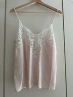 Trägertop mit Spitze rosa Grösse S neu mit Etikett