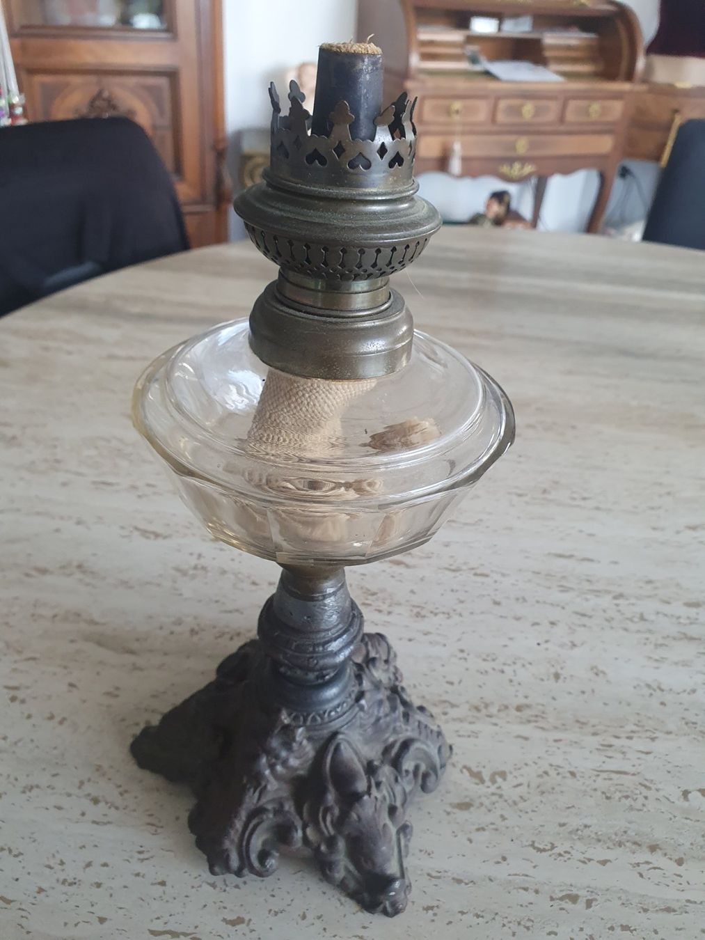 Lampen: antike Petrollampe – Gebraucht aus Reinach von 3Guggerli