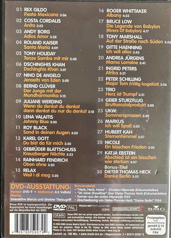 Tutti i DVDs: ZDF Hitparade KultBox - 4 DVDs - Limitierte Auflage! – Usato da Beringen venduto da Mantafisch1 3